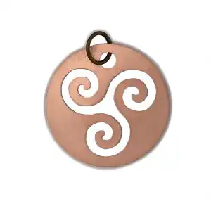 Schutz Amulett Triskele Talisman scaled