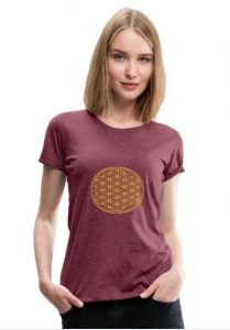 blume des lebens t-shirt