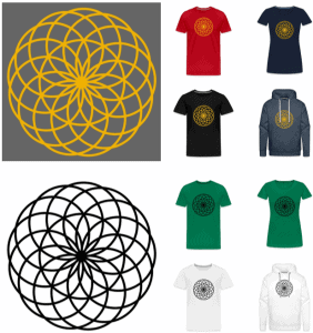 lotus-of-life-symbol, t-shirt, hoodie