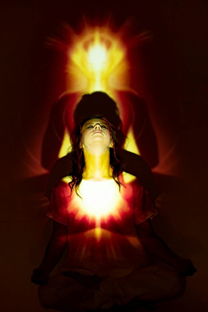 was ist Reiki Behandlung Handauflegen Entspannung meditation
