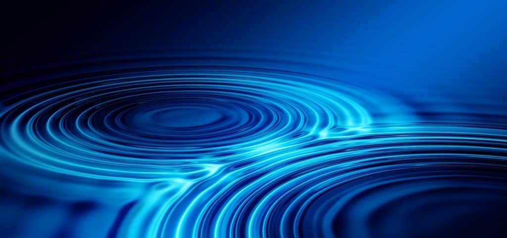 Frequenzen, wasser, wellen, natur, ring, vibration