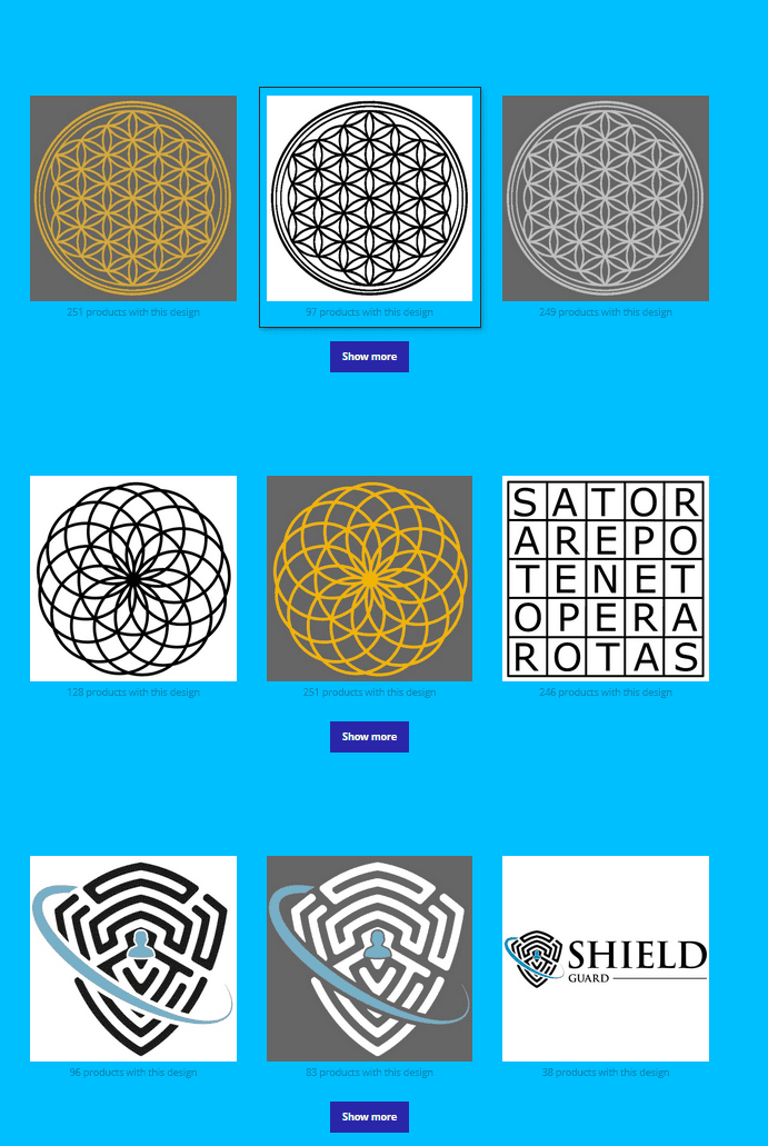 blume des lebens, lotus of life, schutz, symbol, sator quadrat, gold